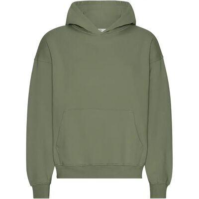 Oversized sweatshirt met capuchon Colorful Standard Organic Dusty Olive Vert L Oversized sweatshirt met capuchon Colorful Standard Organic Dusty Olive Vert L