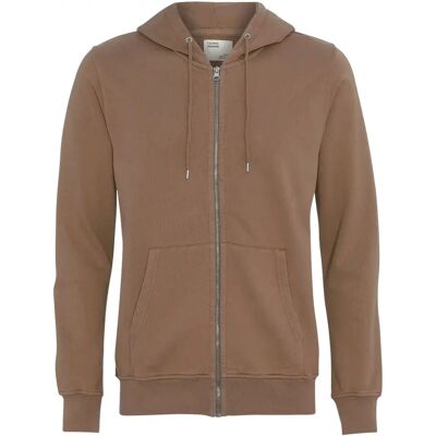 Hooded sweatshirt met rits Colorful Standard Classic Organic sahara camel Marron S Hooded sweatshirt met rits Colorful Standard Classic Organic sahara camel Marron S