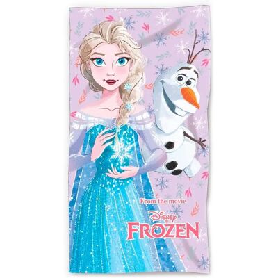 Katoenen strandlaken voor meisjes Disney Frozen Elsa & Olaf Multicolore 70x140 cm Katoenen strandlaken voor meisjes Disney Frozen Elsa & Olaf Multicolore 70x140 cm