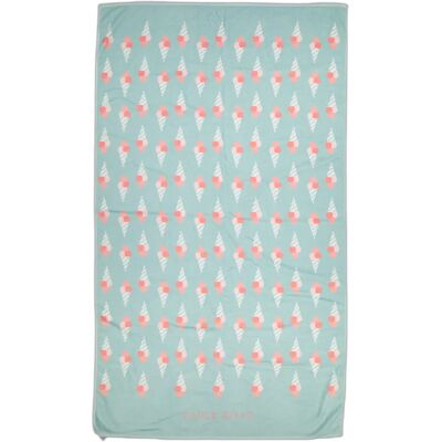 Badhanddoek Paper Boat Ice Cream Dream Vert 100x170 cm Badhanddoek Paper Boat Ice Cream Dream Vert 100x170 cm