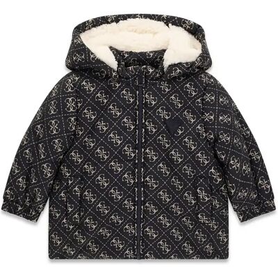 Jas met capuchon voor babyjongens Guess Bleu 18 maanden Jas met capuchon voor babyjongens Guess Bleu 18 maanden
