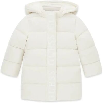 Lang gewatteerde meisjesjas met capuchon Guess Blanc 4 jaar Lang gewatteerde meisjesjas met capuchon Guess Blanc 4 jaar