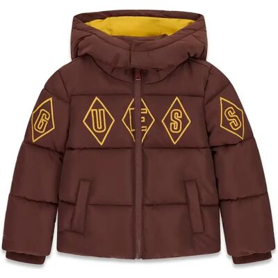Jas met capuchon voor babyjongens Guess N6B01-W4104 Marron 12 maanden Jas met capuchon voor babyjongens Guess N6B01-W4104 Marron 12 maanden