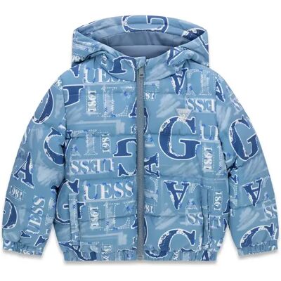 Jas met capuchon voor babyjongens Guess N6B03-W4499 Bleu 3 jaar Jas met capuchon voor babyjongens Guess N6B03-W4499 Bleu 3 jaar