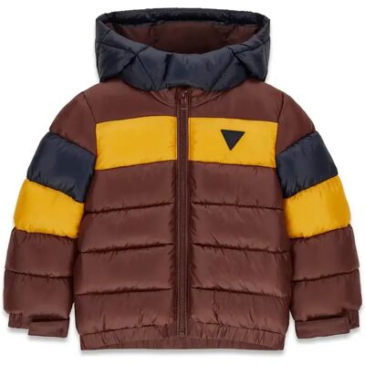 Jas met capuchon voor babyjongens Guess N6B04-W4114 Marron 2 jaar Jas met capuchon voor babyjongens Guess N6B04-W4114 Marron 2 jaar