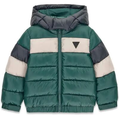 Jas met capuchon voor babyjongens Guess N6B04-W4114 Vert 18 maanden Jas met capuchon voor babyjongens Guess N6B04-W4114 Vert 18 maanden