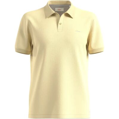 Katoenen piqué polo s.Oliver Jaune 3XL Katoenen piqué polo s.Oliver Jaune 3XL