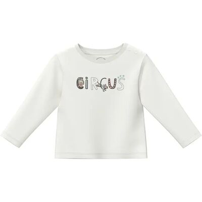 Katoenen T-shirt met print aan de voorkant en geribbelde rand voor baby's s.Oliver Beige 2 jaar Katoenen T-shirt met print aan de voorkant en geribbelde rand voor baby's s.Oliver Beige 2 jaar