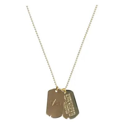 Halsband Alpha Industries Dog Tag Doré TU Halsband Alpha Industries Dog Tag Doré TU