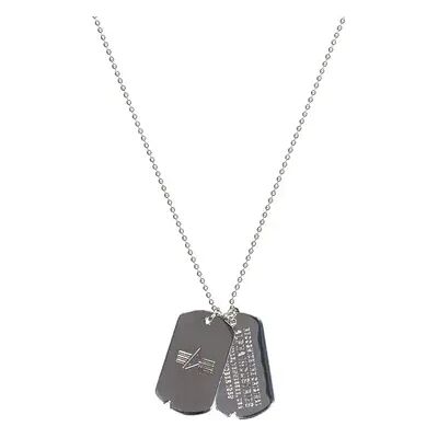 Halsband Alpha Industries Dog Tag Argenté TU Halsband Alpha Industries Dog Tag Argenté TU