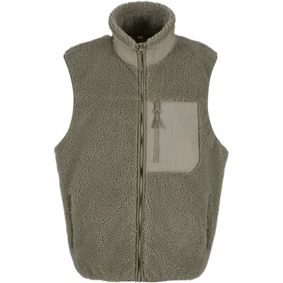 Mouwloos fleece Build Your Brand Sherpa Vert XS Mouwloos fleece Build Your Brand Sherpa Vert XS