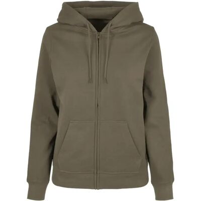 Damescapuchon Build Your Brand Basic Vert 2XL Damescapuchon Build Your Brand Basic Vert 2XL