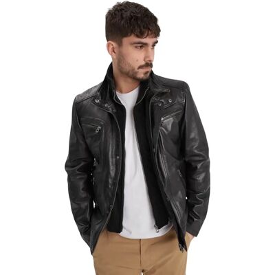 Jas Daytona 73 Falconero +ic Lamb Zenith Noir 3XL Jas Daytona 73 Falconero +ic Lamb Zenith Noir 3XL