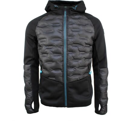 Bi-material fleece Degré Celsius Clooney Noir L Bi-material fleece Degré Celsius Clooney Noir L