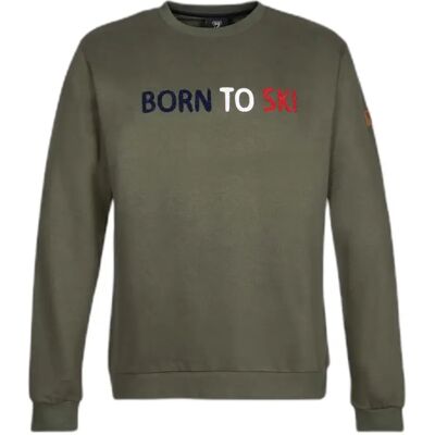 Sweatshirt DEGRE7 Roches Vert 2XL/58 Sweatshirt DEGRE7 Roches Vert 2XL/58