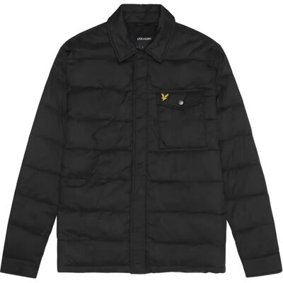 Gewatteerde jas met kraag Lyle & Scott Noir M Gewatteerde jas met kraag Lyle & Scott Noir M