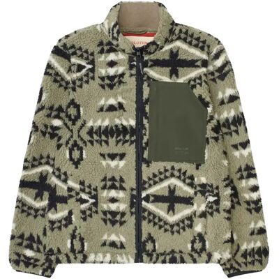 Fleece Revolution Printed Vert M Fleece Revolution Printed Vert M