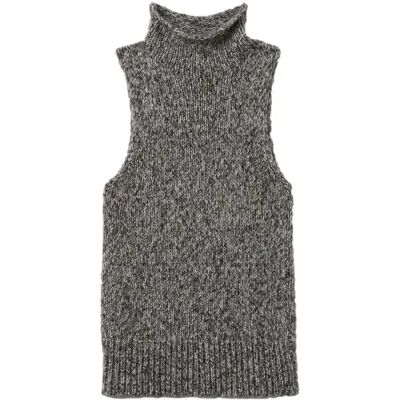 Halsband zonder mouwen dames Stefanel Gris XS Halsband zonder mouwen dames Stefanel Gris XS