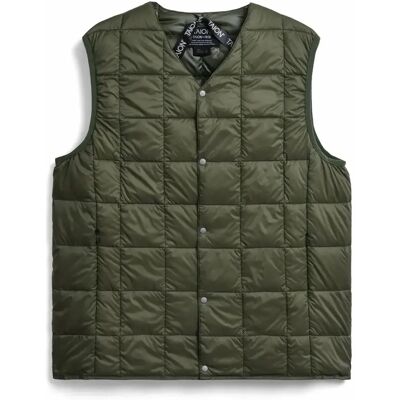 Basic binnenjas met knoopsluiting en v-hals Taion Vert S Basic binnenjas met knoopsluiting en v-hals Taion Vert S