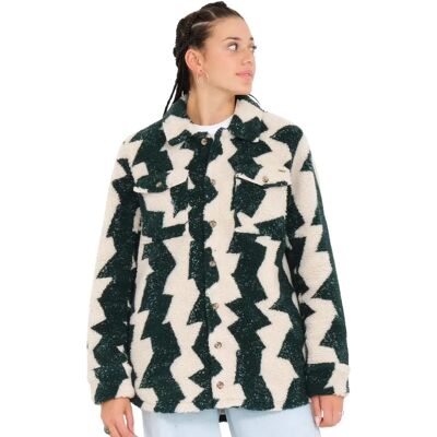 Damesfleece Volcom Silent Sherpa Vert XS Damesfleece Volcom Silent Sherpa Vert XS