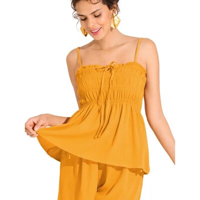 Damestanktop Lisca Karpathos Jaune L Damestanktop Lisca Karpathos Jaune L