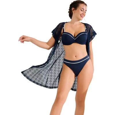 Vrouwelijke strandcaftan Lisca Sorrento Bleu M/L Vrouwelijke strandcaftan Lisca Sorrento Bleu M/L
