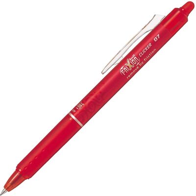 Set van 12 balpennen BIC Pilot Frixion Clicker Rood TU Set van 12 balpennen BIC Pilot Frixion Clicker Rood TU