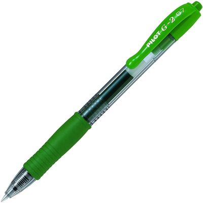 Set van 12 balpennen BIC Pilot G2 Groen TU Set van 12 balpennen BIC Pilot G2 Groen TU