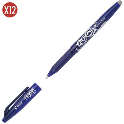 Set van 12 pennen Kinvara Pilot Frixion Ball Blauw TU Set van 12 pennen Kinvara Pilot Frixion Ball Blauw TU
