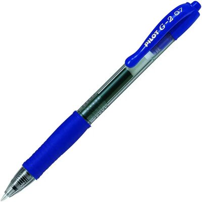 Set van 12 balpennen BIC Pilot G2 Bleu TU Set van 12 balpennen BIC Pilot G2 Bleu TU
