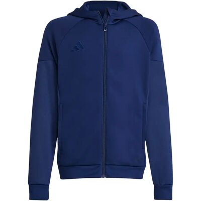 Kindercapuchon met volledige rits adidas Tiro 25 Bleu 9/10 ans Kindercapuchon met volledige rits adidas Tiro 25 Bleu 9/10 ans