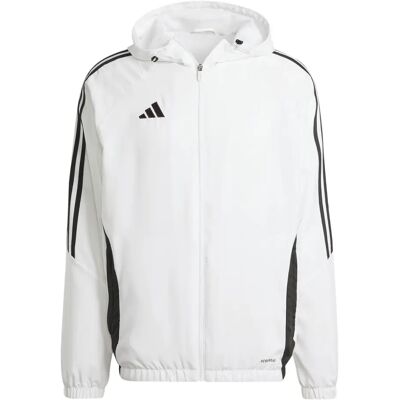 Waterdichte jas met capuchon adidas Tiro 24 Pro Blanc XS Waterdichte jas met capuchon adidas Tiro 24 Pro Blanc XS