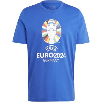 Adidas T-shirt Germany Official Emblem Euro 2024 Bleu M Adidas T-shirt Germany Official Emblem Euro 2024 Bleu M