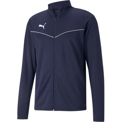 Sportjacke Puma TeamRise Poly Blauw M Sportjacke Puma TeamRise Poly Blauw M