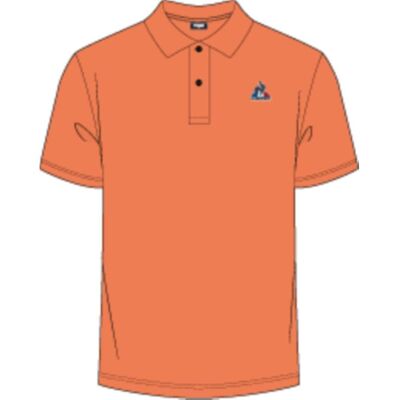Polo Le Coq Sportif Essentiels N°1 Oranje M Polo Le Coq Sportif Essentiels N°1 Oranje M