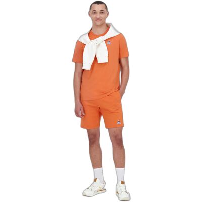 Korte Le Coq Sportif Essentiels N°2 Oranje M Korte Le Coq Sportif Essentiels N°2 Oranje M