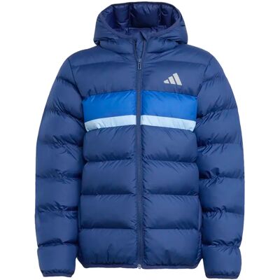 Gevoerde hooded synthetische kinderenjas met rits adidas Bleu 13/14 ans Gevoerde hooded synthetische kinderenjas met rits adidas Bleu 13/14 ans