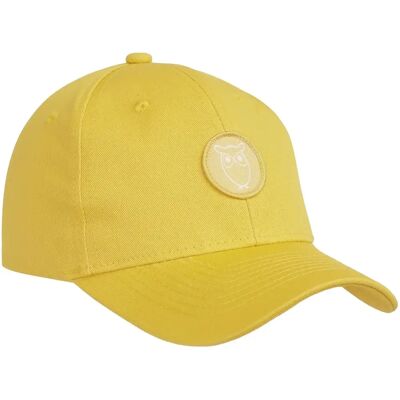 Baseballcap met badge KnowledgeCotton Apparel Jaune S/M Baseballcap met badge KnowledgeCotton Apparel Jaune S/M