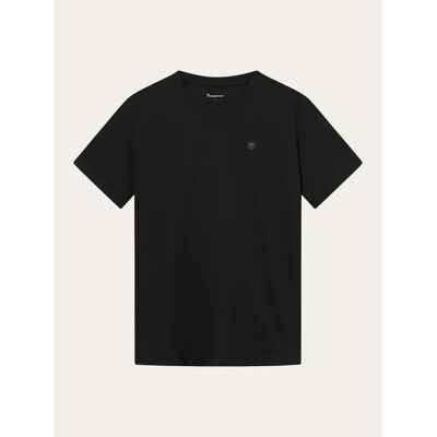 Badge T-shirt KnowledgeCotton Apparel Loke Noir XL Badge T-shirt KnowledgeCotton Apparel Loke Noir XL
