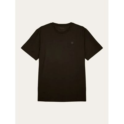 Badge T-shirt KnowledgeCotton Apparel Loke Vert XS Badge T-shirt KnowledgeCotton Apparel Loke Vert XS