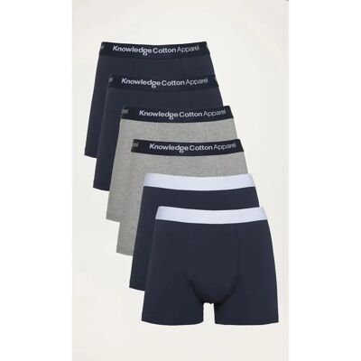 Boxershorts KnowledgeCotton Apparel Anker (x6) Bleu M Boxershorts KnowledgeCotton Apparel Anker (x6) Bleu M