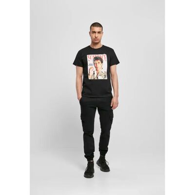 T-shirt Urban Classics Scarface Magazine Cover Noir M T-shirt Urban Classics Scarface Magazine Cover Noir M