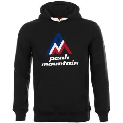 Hooded sweatshirt Peak Mountain Codriver Noir M Hooded sweatshirt Peak Mountain Codriver Noir M