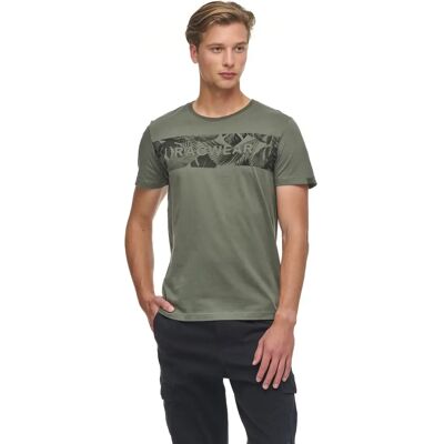 Katoenen T-shirt Ragwear Vespio Vert S Katoenen T-shirt Ragwear Vespio Vert S