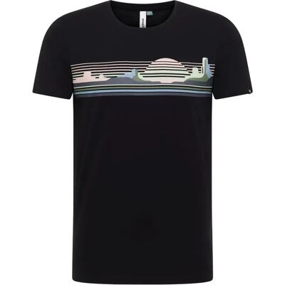 T-shirt Ragwear Horiz Noir M T-shirt Ragwear Horiz Noir M