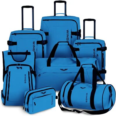 Zachte Koffer Wings Rook (x7) Bleu TU Zachte Koffer Wings Rook (x7) Bleu TU