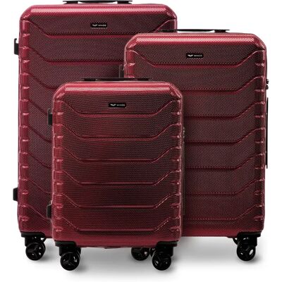 Koffer Wings Crake Policarbon 100 (x3) Rouge S/M/L Koffer Wings Crake Policarbon 100 (x3) Rouge S/M/L