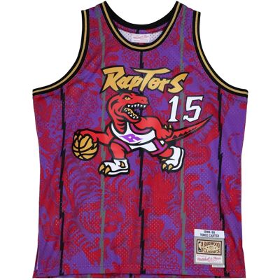 Mitchell & Ness NBA shirt Toronto Raptors Lunar New Year 4.0 Vince Carter 1998/99 Rouge M Mitchell & Ness NBA shirt Toronto Raptors Lunar New Year 4.0 Vince Carter 1998/99 Rouge M