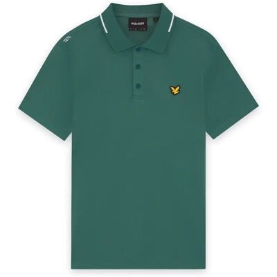 Polo Lyle & Scott Golf 1874 Tipped Tech Vert M Polo Lyle & Scott Golf 1874 Tipped Tech Vert M