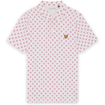 Polo Lyle & Scott Golf Argyle Blanc XL Polo Lyle & Scott Golf Argyle Blanc XL
